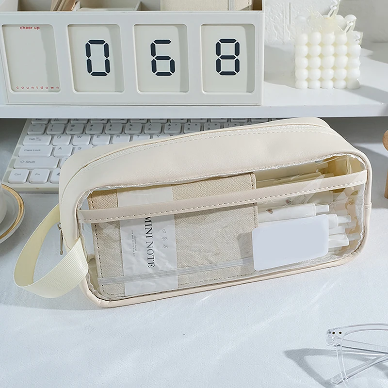 

Прозрачный тканевый пенал INS