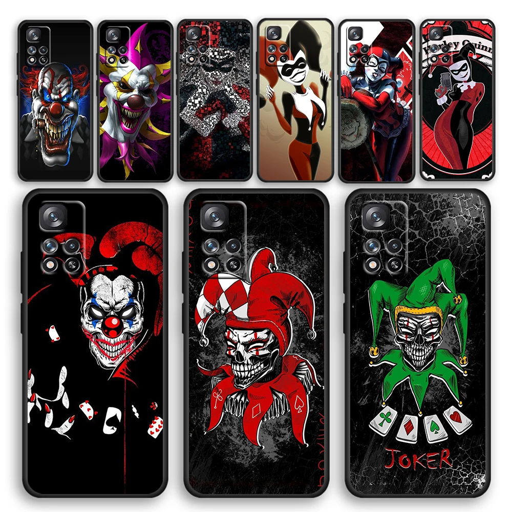 

Suicide Squad Jokers Movie Black Phone Case For Xiaomi Redmi Note 12 11E 11S 11 11T 10 10S 9 9T 9S 8T 8 Pro Plus 5G Cover Shell