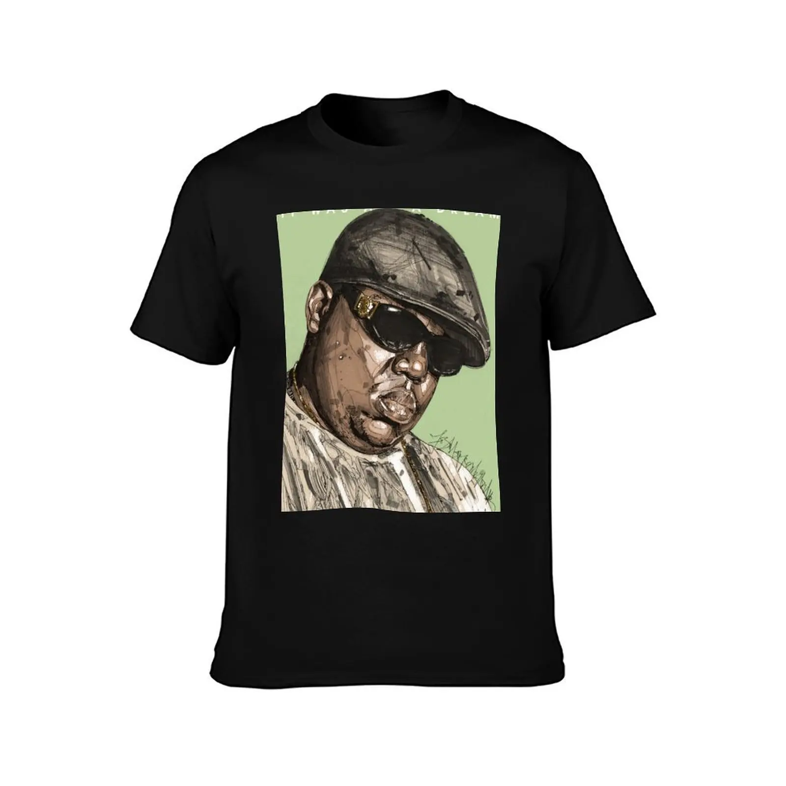 Фото Футболка с рисунком Biggie Smalls, футболка с короткими рукавами для занятий в тренажерном зале №2