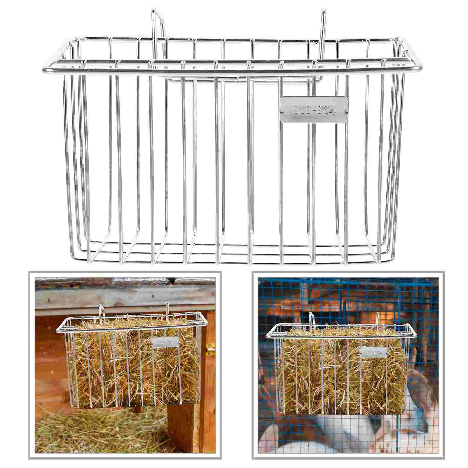 

Hay Feeder Rabbit Feeder Bunny Cage Guinea Hay Feeder for Hay Rabbit Cage