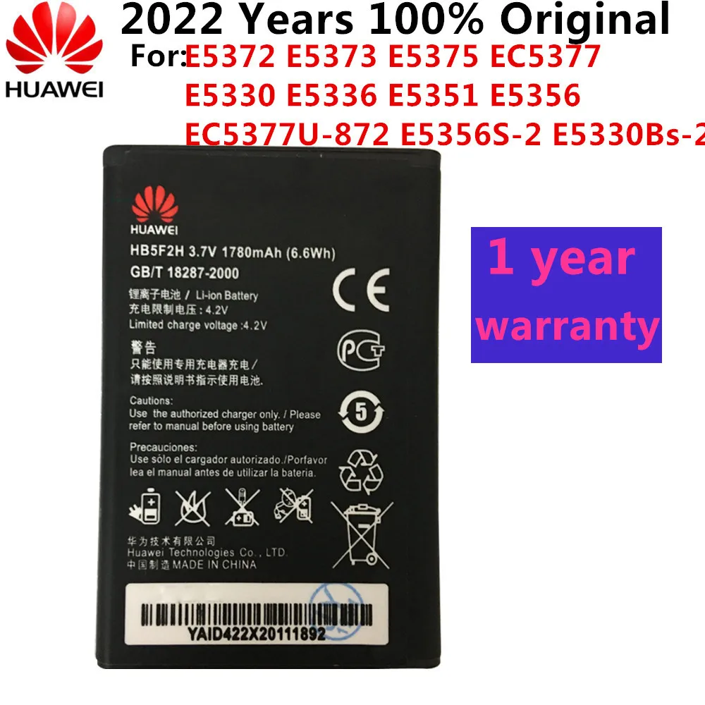 

Аккумуляторная батарея для Huawei HB5F2H, литий-ионный аккумулятор для Huawei E5336, E5375, EC5377, E5373, E5330, 4G, Lte, Wi-Fi роутер, оригинал