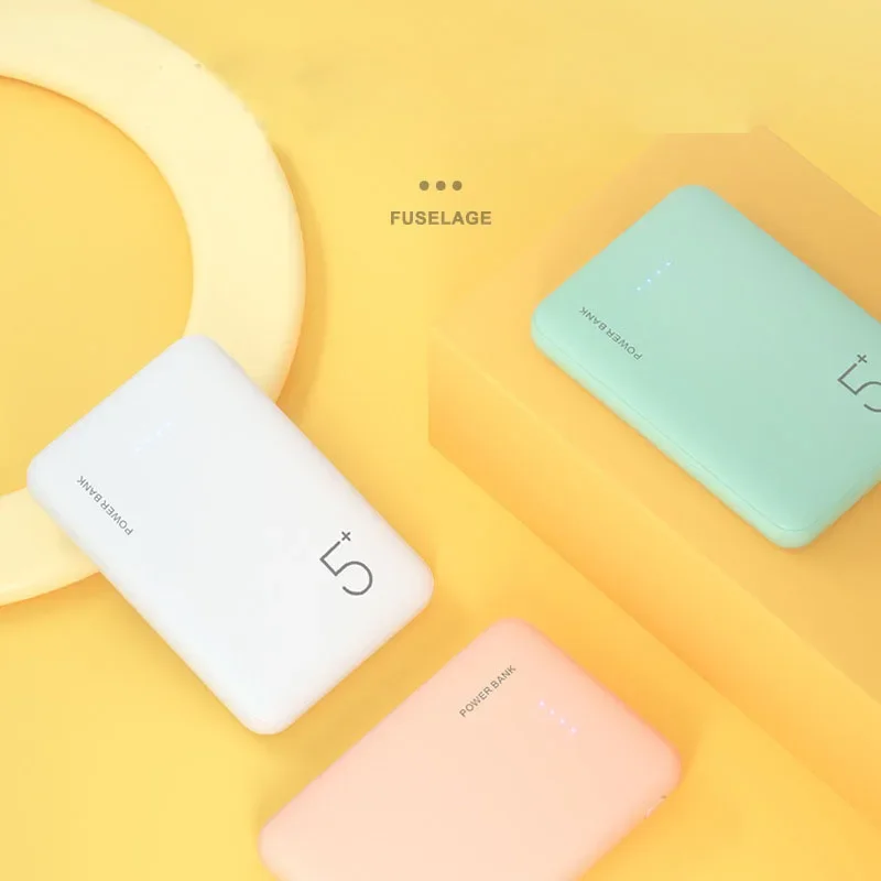 Ультратонкий внешний аккумулятор 05000 мАч полимерный Пауэр банк портативное