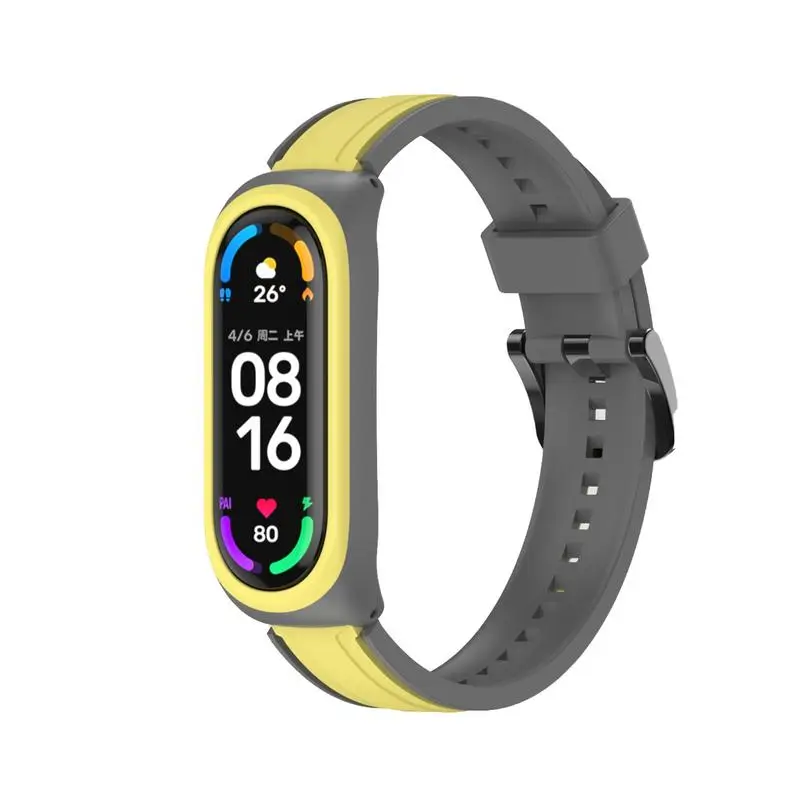 

Ремешок для часов Mi Band 3 4 5 6, сменный ремешок для смарт-часов Mi Band 3/4/5/6, мягкий силиконовый браслет