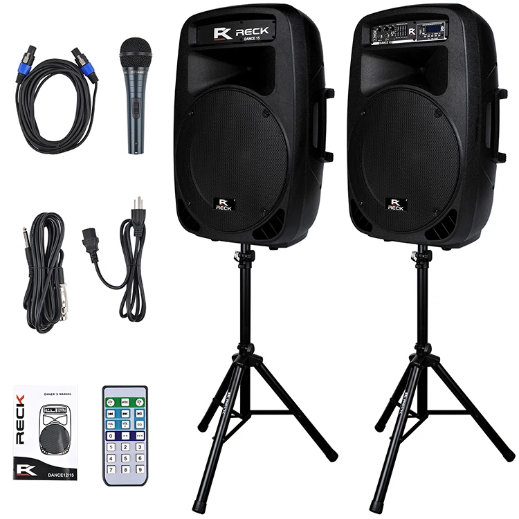 

Portable 15-Inch 2-Way powered pa speaker system hifi audio system ceiling combo speaker aktiv set