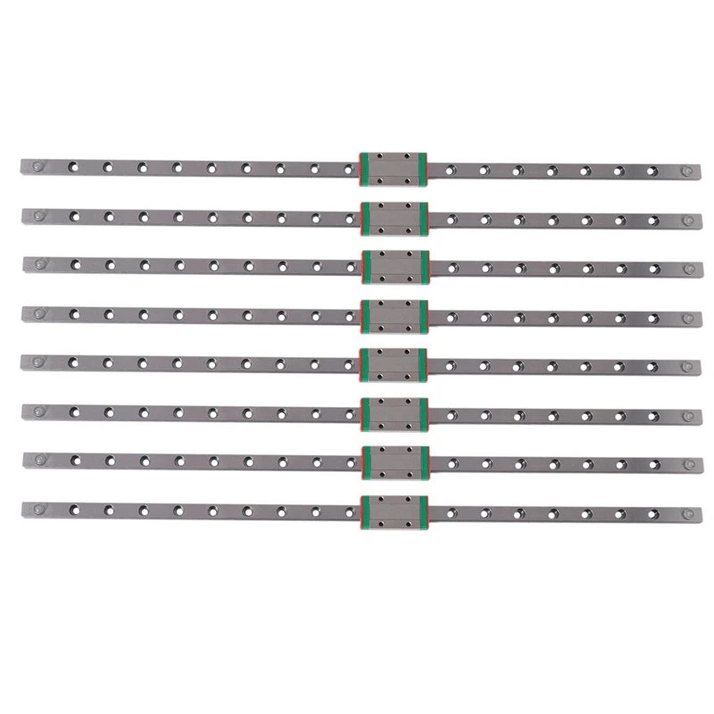 

8Pcs 9Mm Linear Guide Miniature Rail MGN9 400Mm Linear Rail And 1 Pcs MGN9H Miniature Rail Slider Promotion