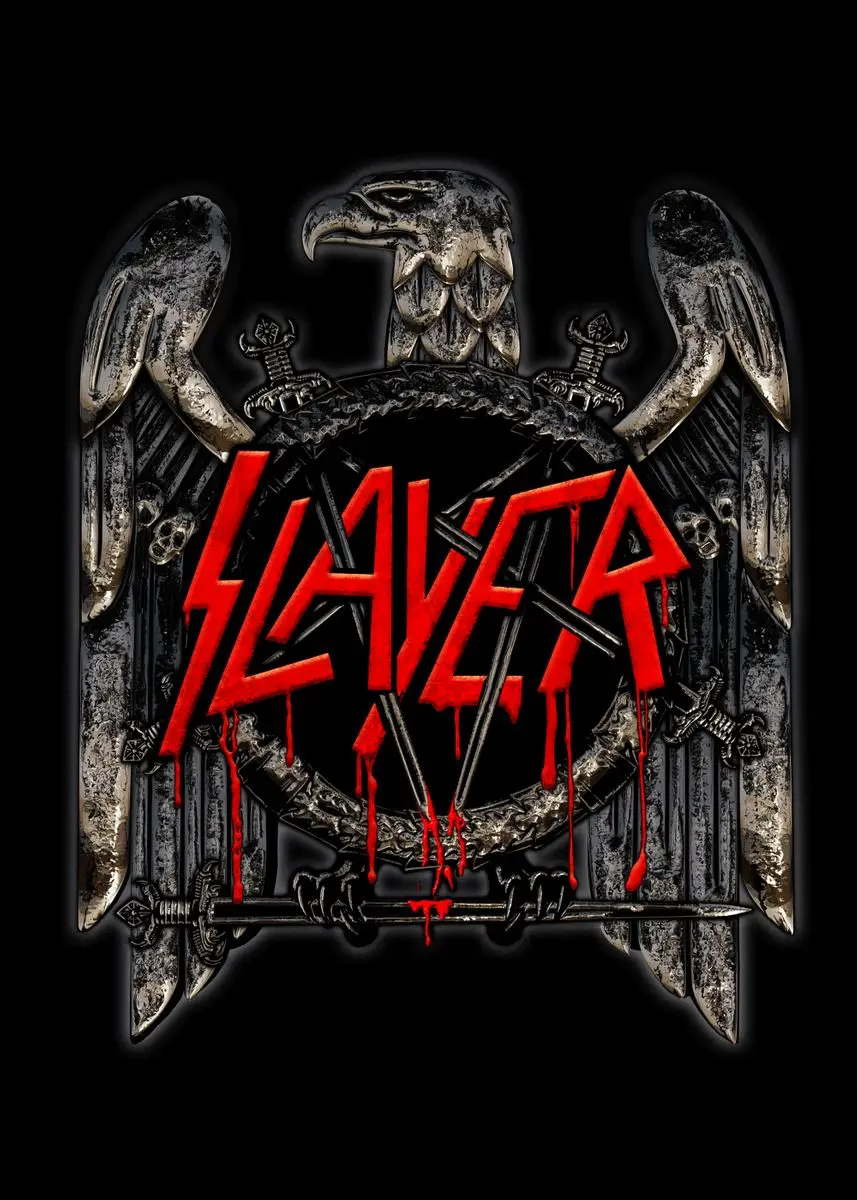 

Плакат Slayer Heavy Metal Rock Band на холсте