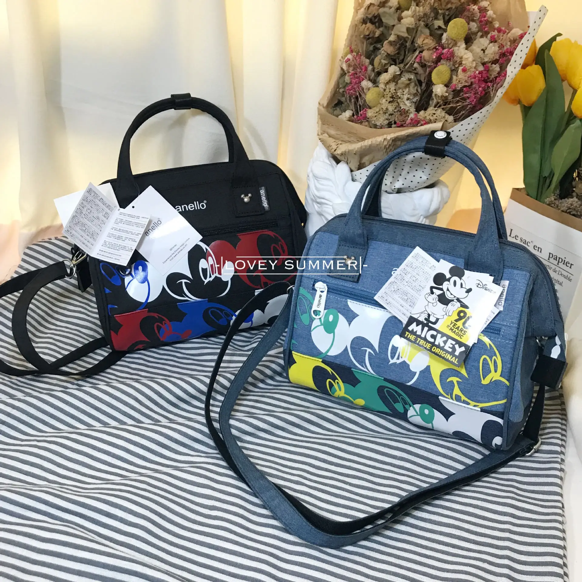 Disney Bag Mickey Mouse Shoulder Bag Women's Crossbody Bag Exquisite Fashion Cartoon Multi-functional Crossbody Bag Handbag