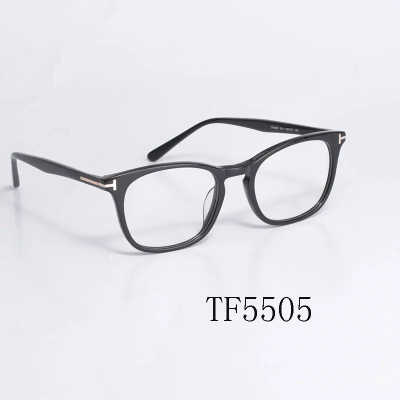 

Vintage Tom For Man Women Anti Blue Lens Eyeglasses Frames 5505 Forde Acetate Rectangle Reading Myopia Prescription Glasses