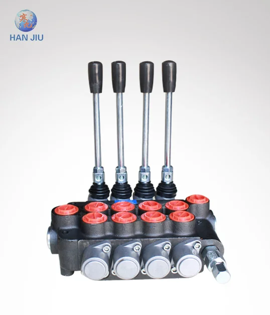

80L 4 Handle hydraulic directional control valve 4P80