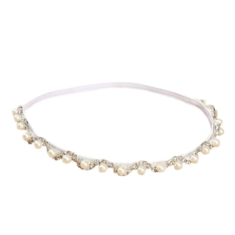 

Baby Photo Headband Pearl Hairband Infant Headdress Newborn Photo Props Newborns Hair Accessories