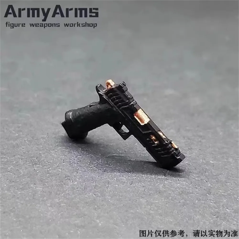 Фото Модель пистолета TTI Snail ArmyArms 1/12 для куклы-солдата (около 3 см), нестреляющая, в наличии, подарок №3