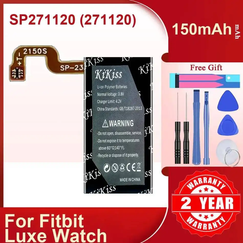 Фото Аккумулятор KiKiss для часов Fitbit Luxe, SP271120 (271120), 150 мАч №2