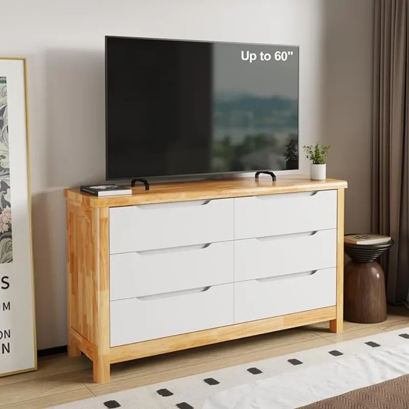 Большой Комод Tomile с 6 выдвижными ящиками современный комод для спальни