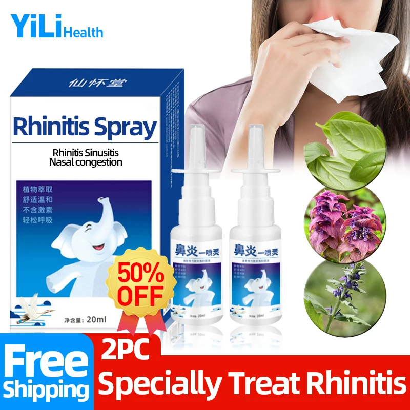 

Rhinitis Spray Chronic Sinusitis Allergy Reliever Cure Chinese Medical Natural Herbal Nasal Congestion Nose Health Care Liquid