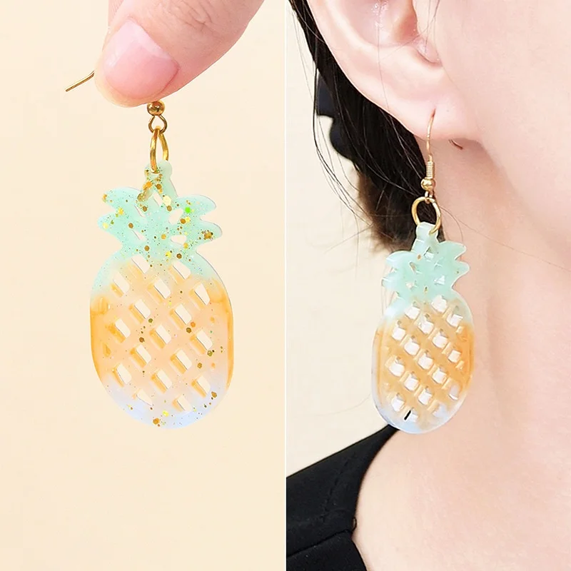 Серьги-подвески сделай сам с отверстием ожерелье брелок искусственные украшения