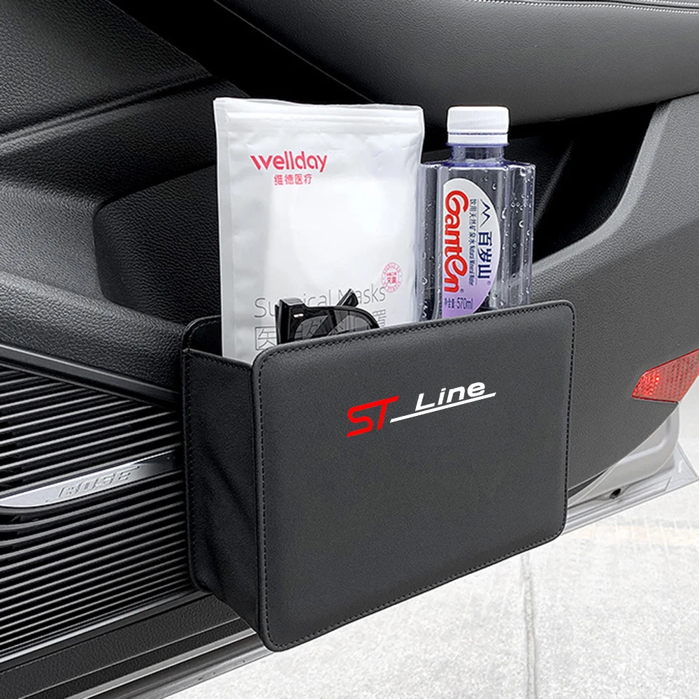 

Car Trash Can Collapsible Leak-Proof Storage Bag Backseat with Garbage Bag Car Organizer For FORD FOCUS ST LINE RACING