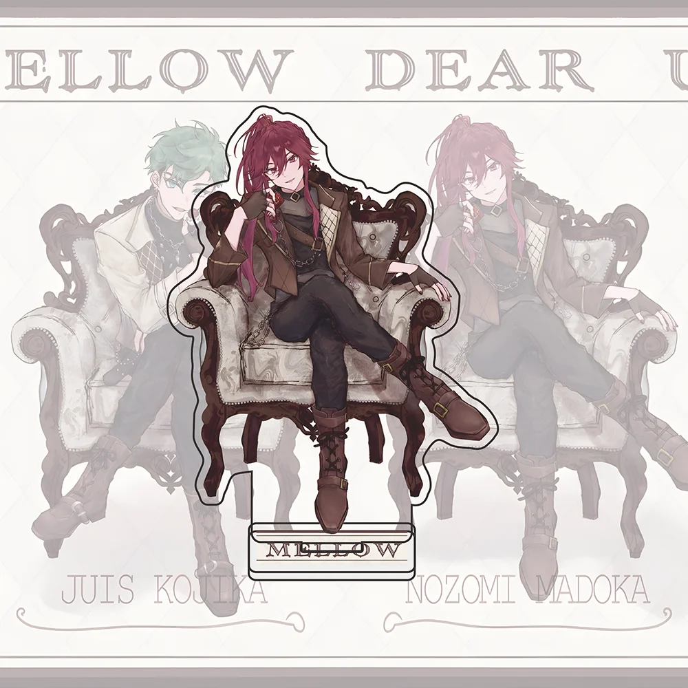 Фото Акриловая подставка Ensemble Stars MELLOW DEAR US с персонажами Джусом, Кодикой, Нозоми, Мадокой, аниме-фигурка, декор для стола, подарок на день рождения для фанатов, брелок №4