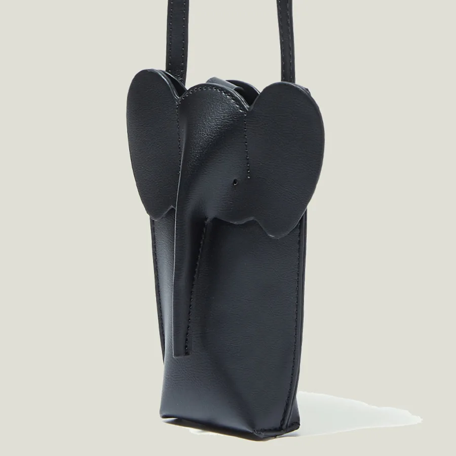 High Quality Solid Color Elephant Mobile Bag New And Unique Women's Purses Cute Animal Crossbody Bag One Shoulder Mini Tote Bags