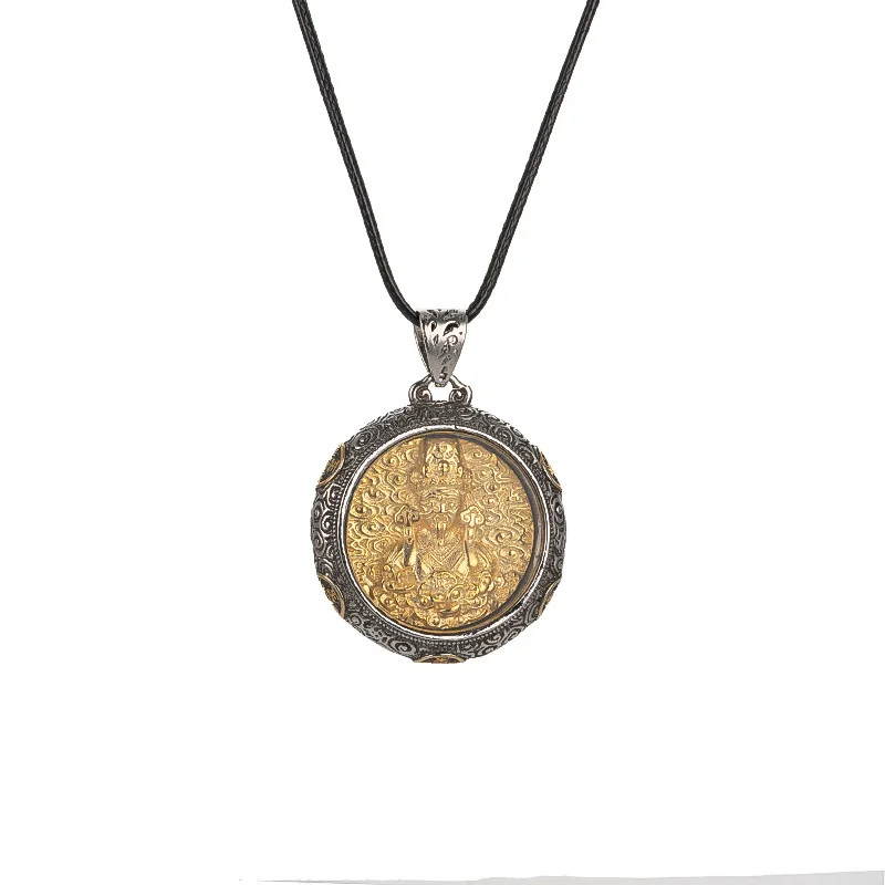 Ретро Goldec Zakirim Будда кулон ожерелье для женщин ювелирные изделия личности