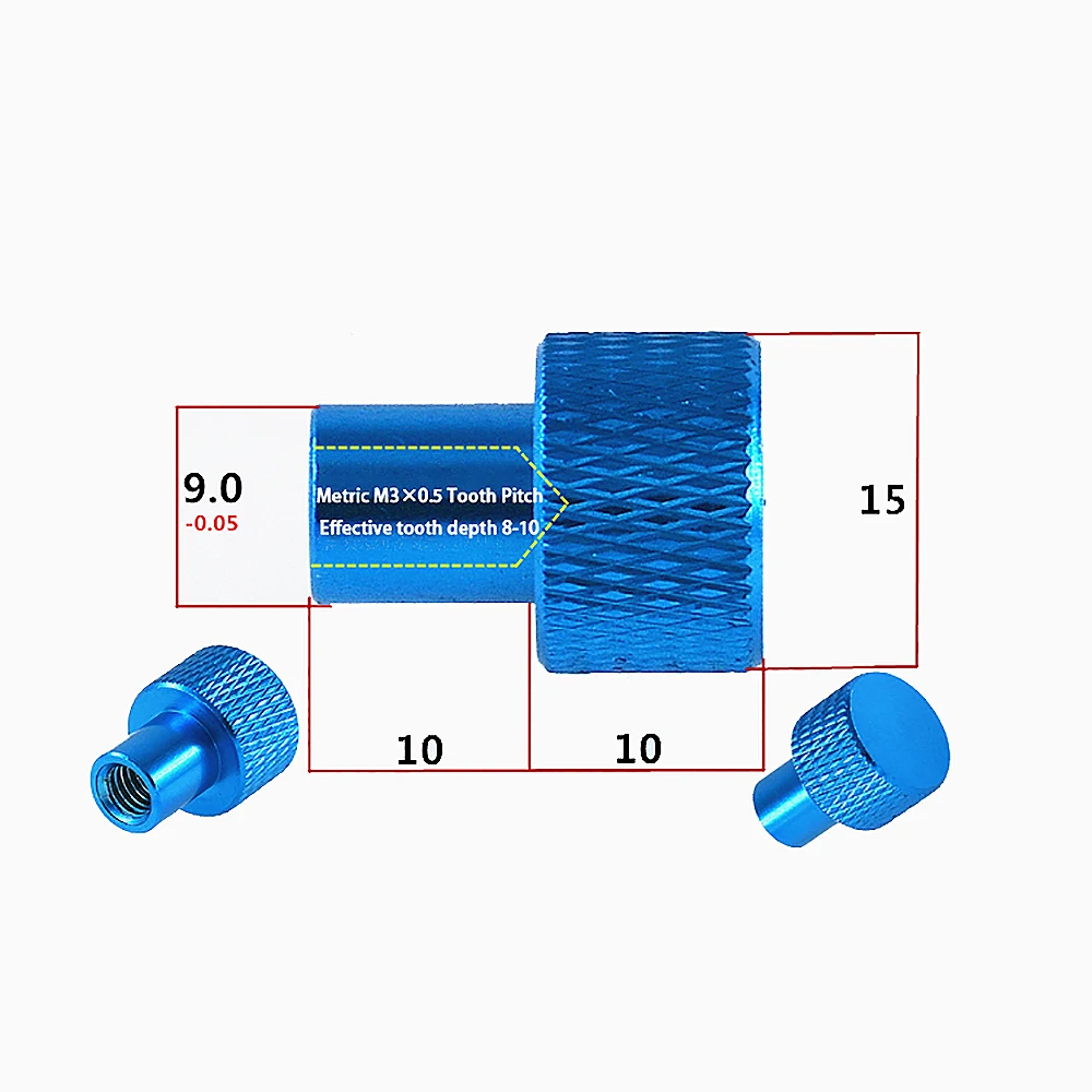 1 шт. цветная гайка для потайного отверстия M3 M4 M5 M6 M8 M10 накатанные гайки большого