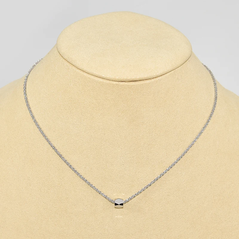 

2022 Summer Vintage Silver Women 's Elegant Necklace Korean Fashion Collarbone Necklace Birthday Present Couple Necklace