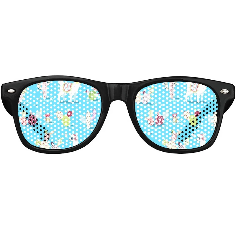 

Fashion Funny Glasses Alpaca Pattern Birthday Holiday Party Glasses Summer Beach Wedding Sunglasses For Women Men Eyeglasses