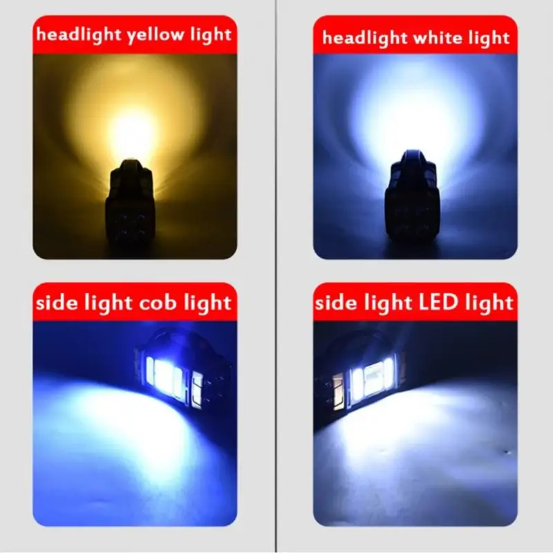 

Solar Powered Rechargeable Flashlight With USB Charging Lamp COB LED 4 Lighting Modes Searchlight Lamp Lantern