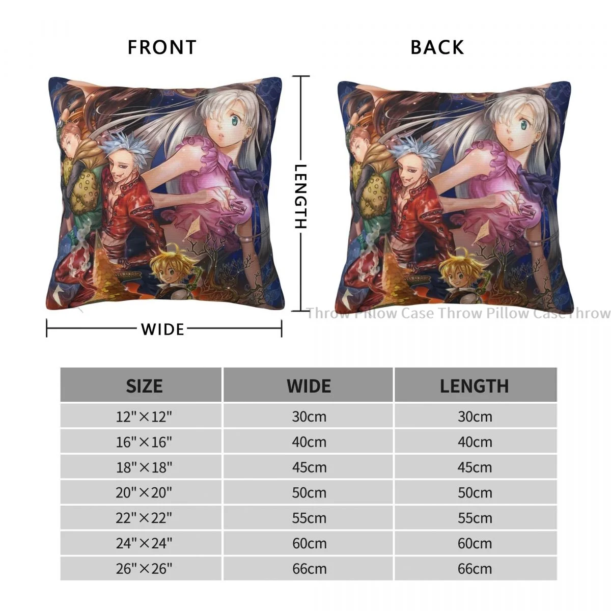 Семь капсульных грехов декоративная подушка рюкзак чехлы сделай сам печатный