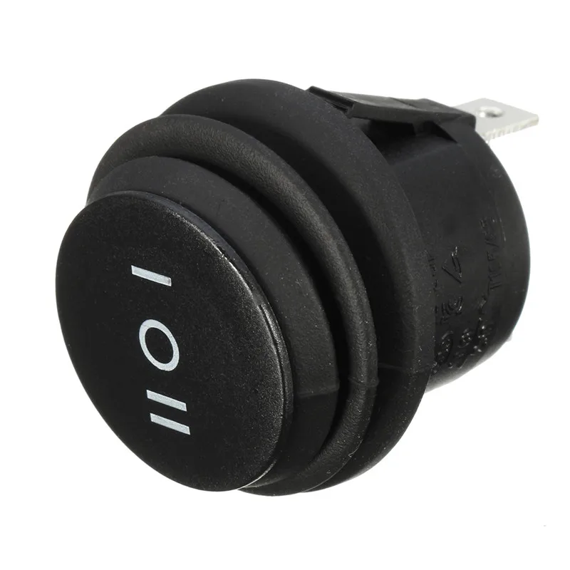 

1X ON/OFF/ON 3 Position SPDT Round Boat Rocker Switch 6A/250V 10A/125V Car Dash Dashboard Truck RV ATV Home
