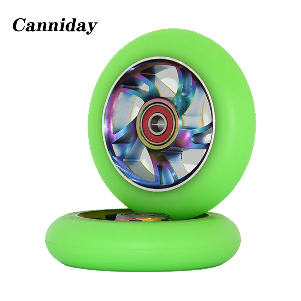 110mm колеса скутера Замена с подшипниками алюминиевые износостойкие