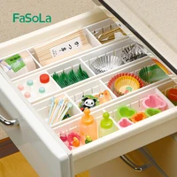 xiaomi youpin kitchen drawer organizer transparent pc cosmetic rectangular sorting storage box freely divided drawer organizer