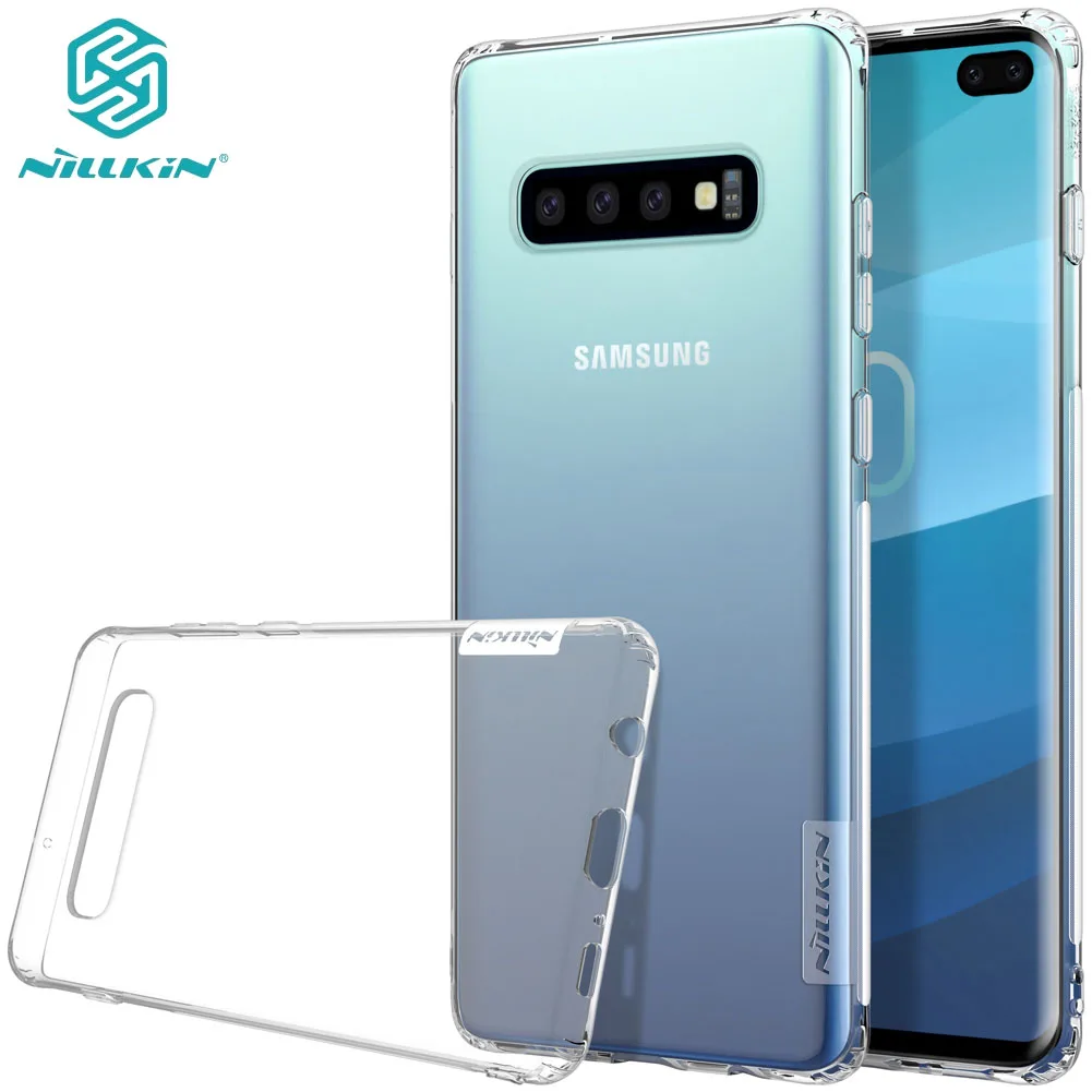 

For Samsung Galaxy S10 S10+ S10E S8 S9 S8+ S9+ Plus Case Nillkin Nature Clear Soft Silicon TPU Back Cover for Samsung S10 Plus