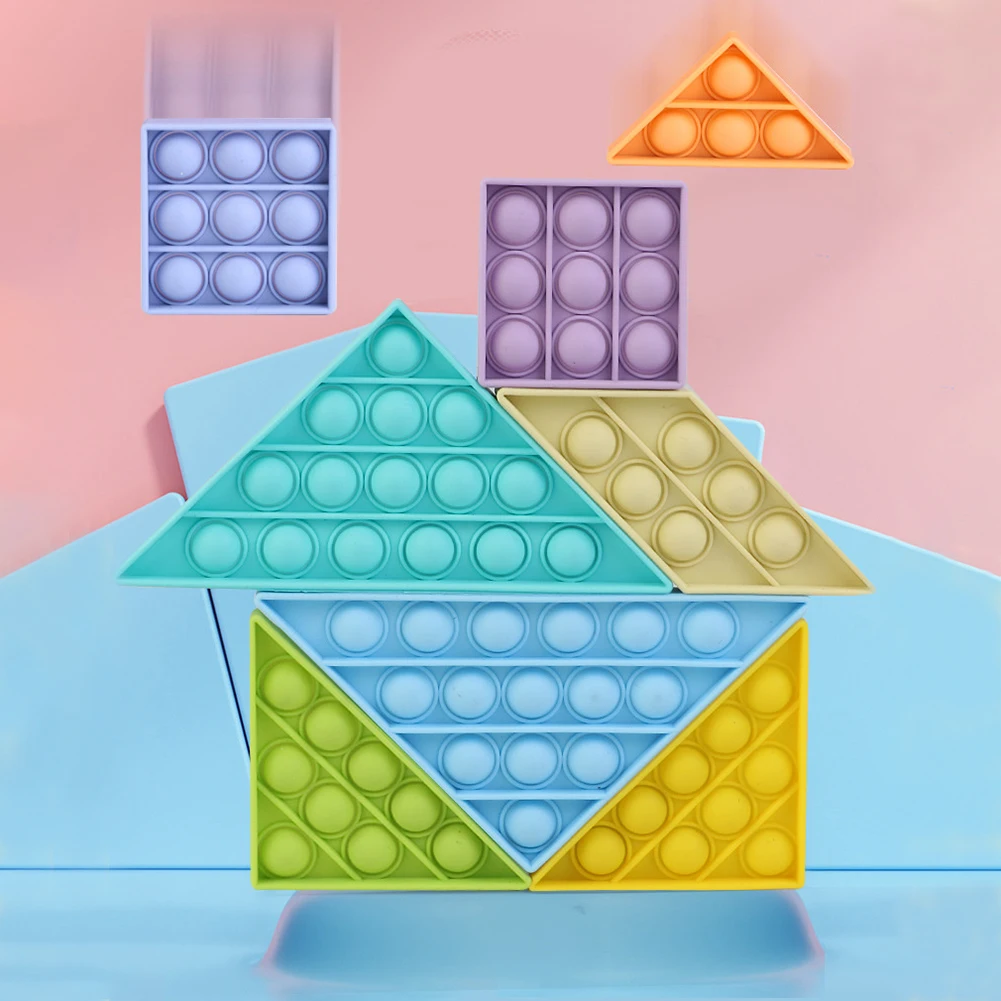 

Игрушка-антистресс Tangram с пузырьковым нажимом для детей и взрослых