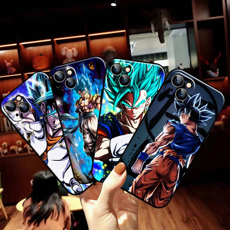 

Dragon Ball Anime For Apple iPhone 13 12 11 Pro Max 13 12 Mini X XR XS Max SE 5 6 6S 7 8 Plus Phone Case Liquid Silicon Carcasa