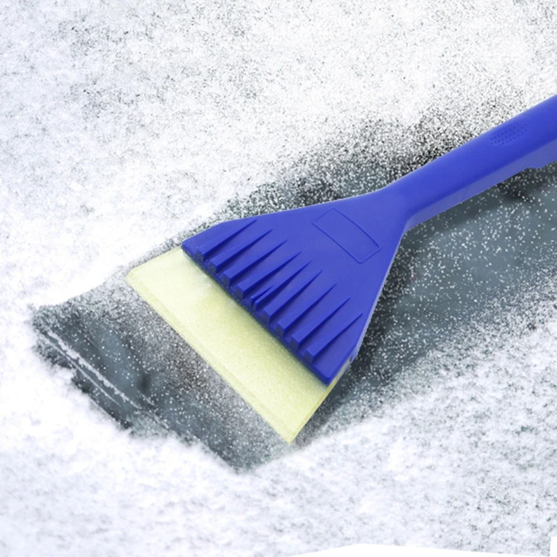 

Скребок для ветрового стекла автомобиля, пластиковый скребок с длинной ручкой для очистки от снега и льда на лобовом стекле