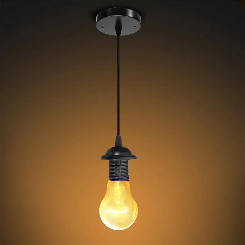 Винтажные подвесные светильники E27, патрон лампы E26 E27, розетка с полными зубьями, 220 В, винтовой фитинг, основа лампы в стиле ретро