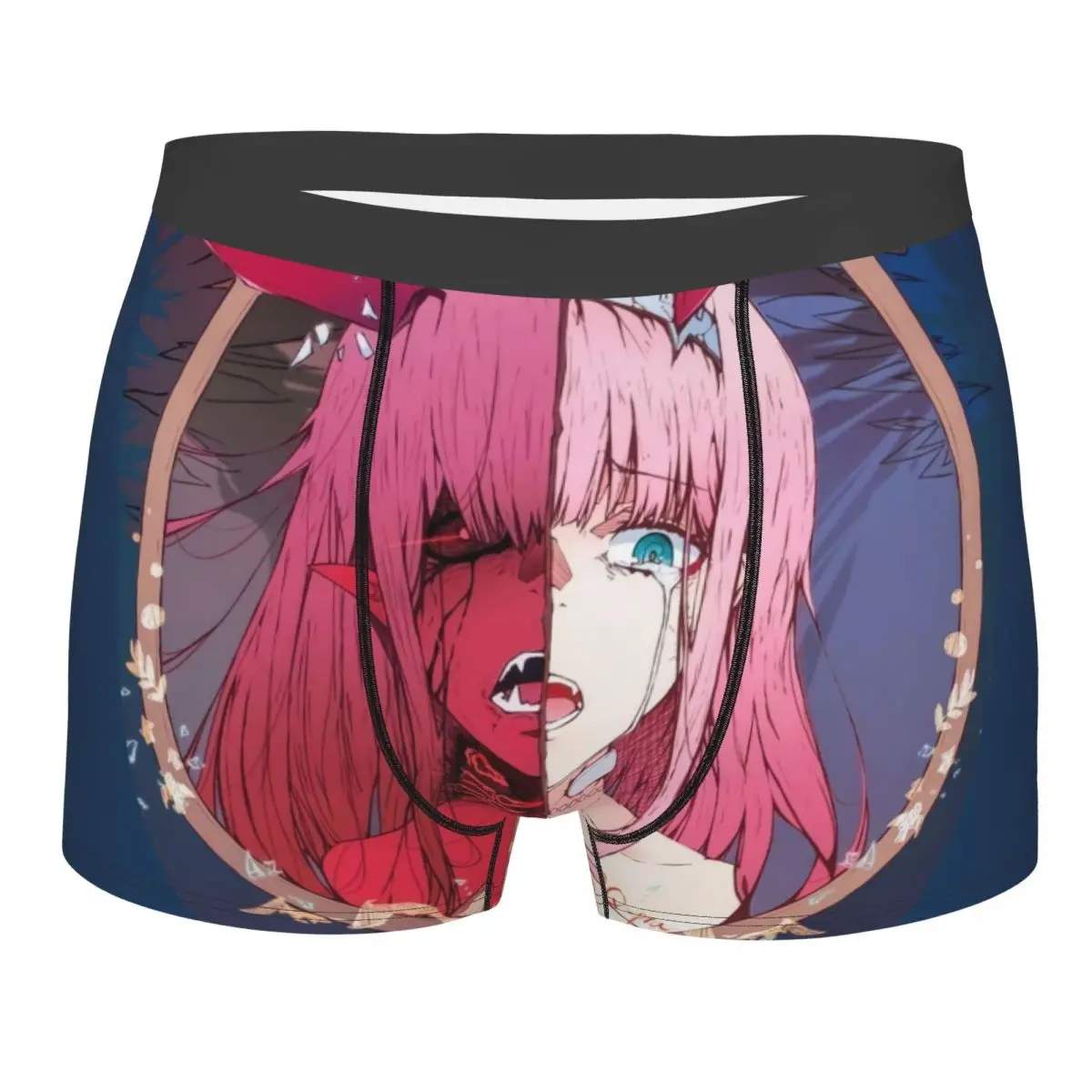 

Трусы-боксеры Новинка Zero Two Darling In The Franxx, трусы, мужские сексуальные трусы, дышащие аниме трусы для девушек, нижнее белье