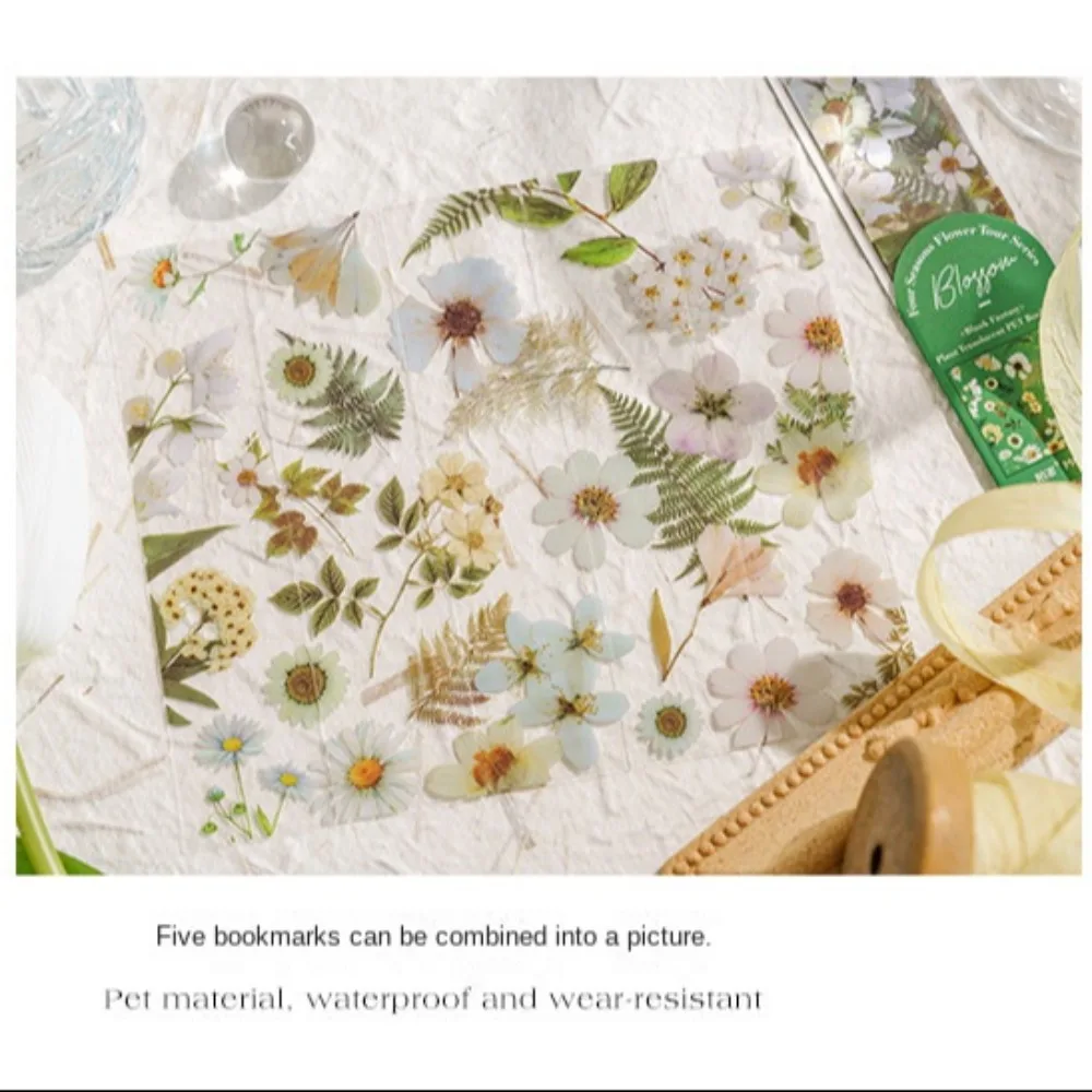 Прозрачные дорожные закладки из ПВХ для чтения 5 шт