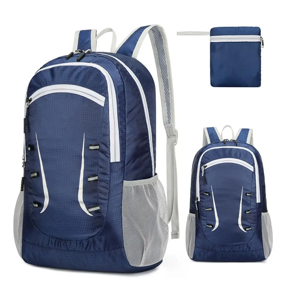 

Вместительный походный рюкзак 30 л, со светоотражающей полосой, легкая складная сумка для хранения, занятий спортом на открытом воздухе