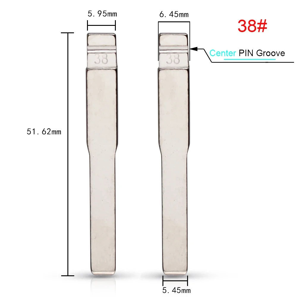 

KEYYOU 10 шт. FO38 HU101 FO21 лезвие ключа автомобиля для Ford Focus Mondeo CMAX FIESTA GALAX лезвие No 38 # 19 90 91 98 109