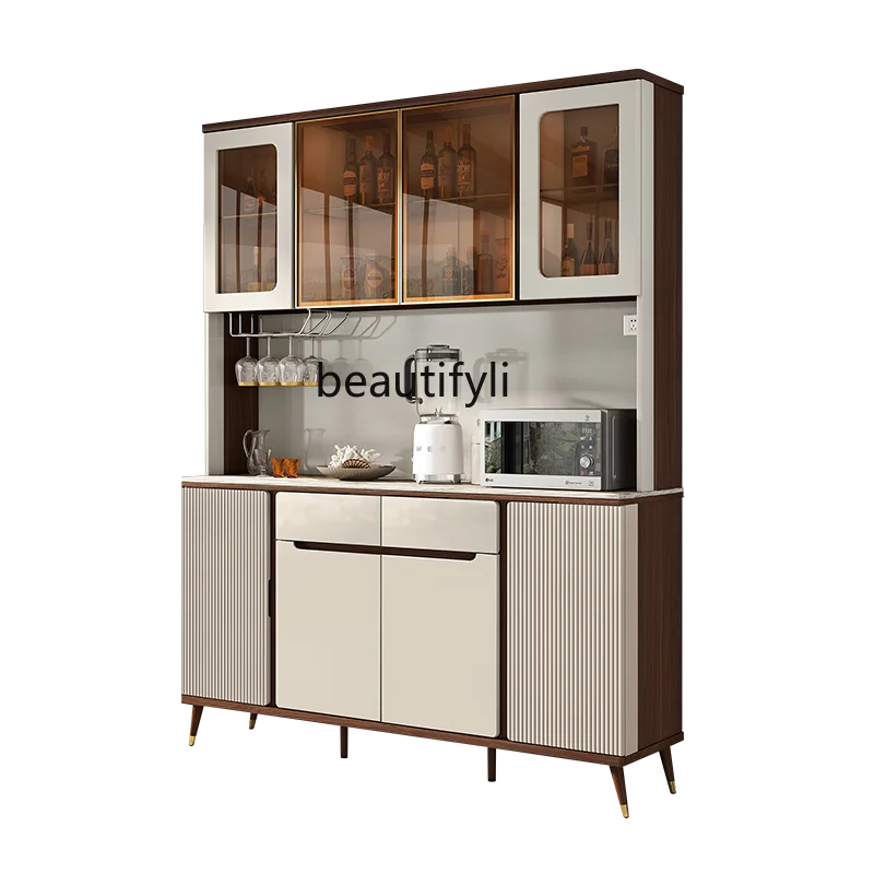 

Light Luxury Sideboard Cabinet Living Room Wine Cabinet Storage Cabinet Kitchen Cabinet Tea Cupboard Wall Locker