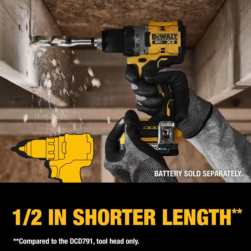 DEWALT DCD800 2000 дюйма бесщеточная Аккумуляторная дрель 20 в Электрическая отвертка