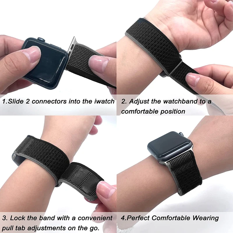 Trail Loop For apple watch band 49mm 44mm 40mm 45mm 41mm 42mm 44 45 49 mm correa bracelet iWatch Ultra series 7 6 5 3 se 8 strap