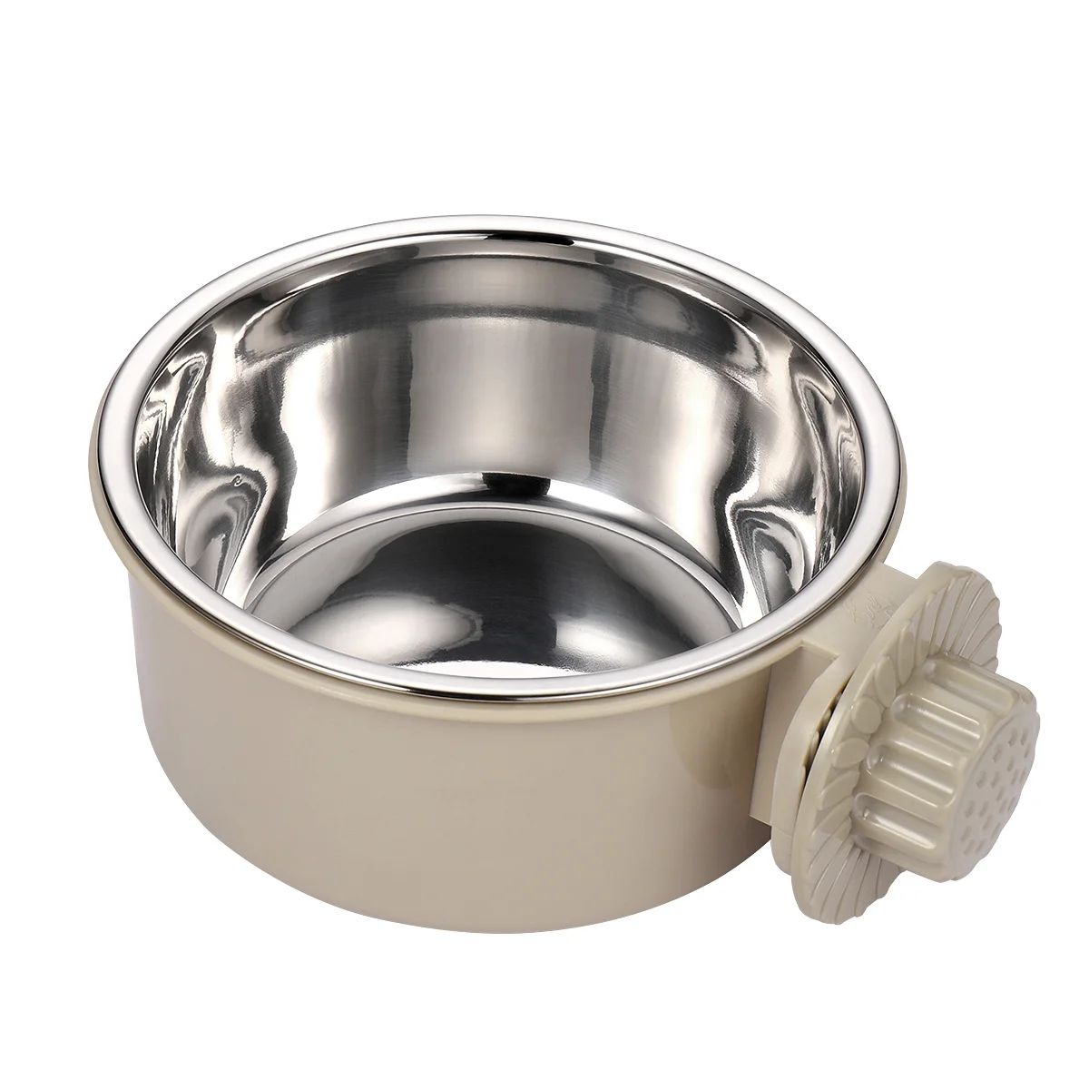 

1 Pc Bowl Type Stainless Steel Portable Dispenser for Dogs Kittens Pets