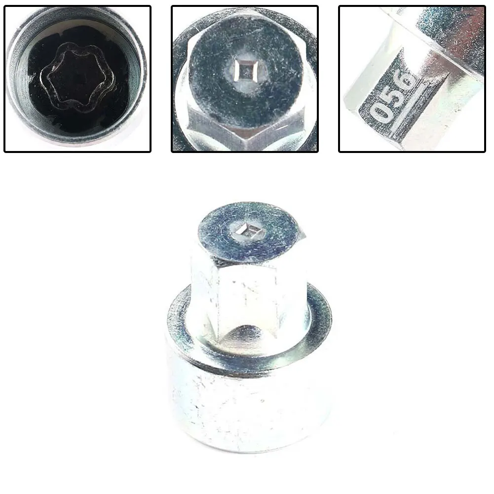 

Tire Wheel Lock Anti-Theft Screw Lug Nut Bolt #56 Removal Key Socket For BMW F12 Auto Direct Replacement Parts