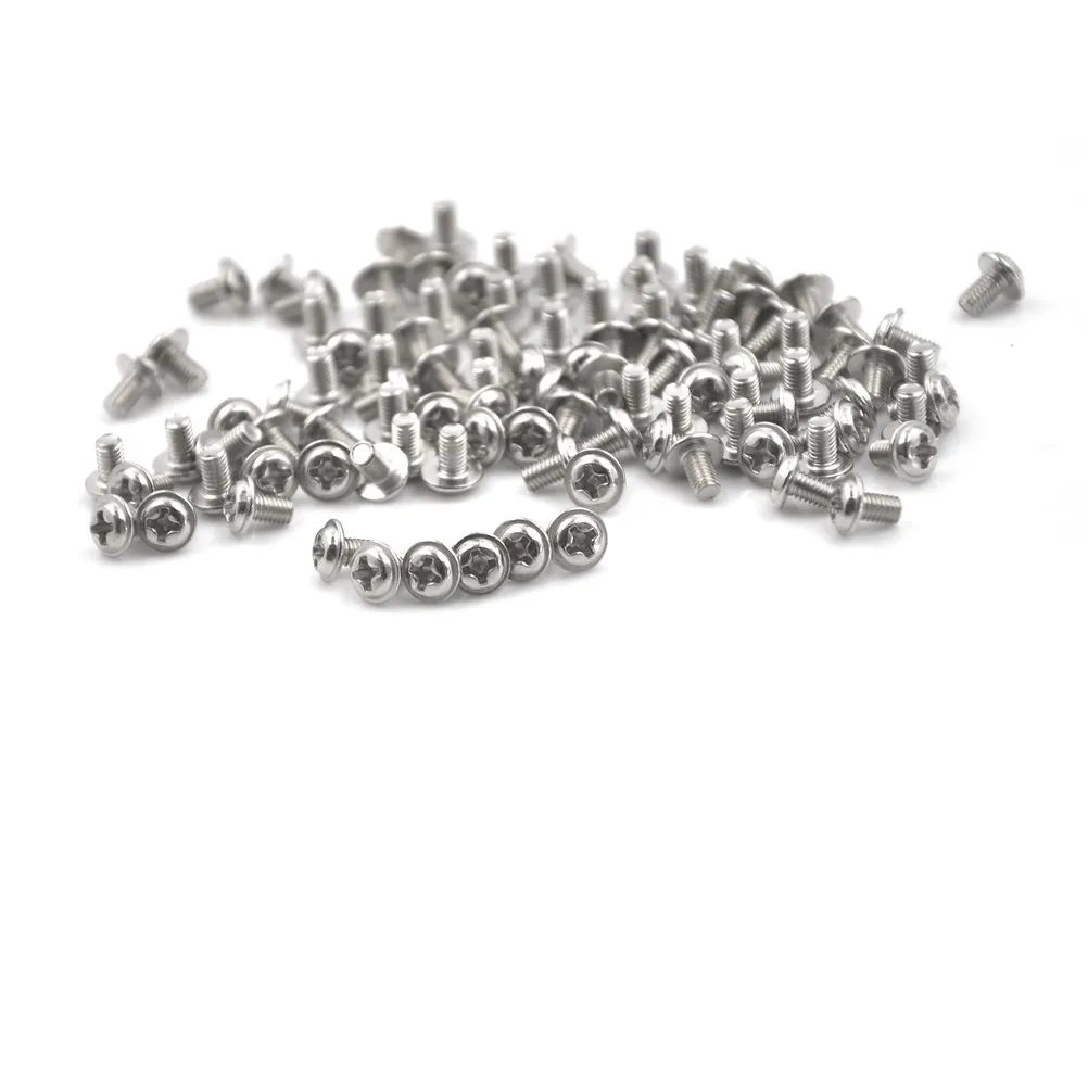 

100Pcs M3 Screw PC Case Hard Drive Precision PSU 6/32" Hex Screws For Computer Floppy DVD ROM Motherboard M3X5 5mm