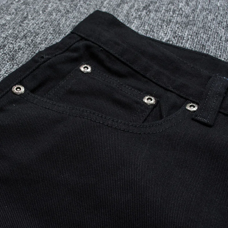 Plus Size Hiphop Mens Loose Fit Straight Oversized Jeans Men Relaxed Hip Hop Baggy Jeans Streetwear Wide Leg Skateboard Trousers