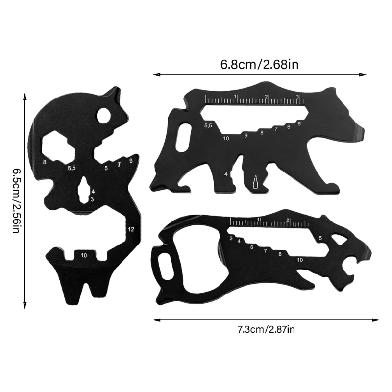 3 лота уличных комбинированных ключей универсальных карманных гаечных