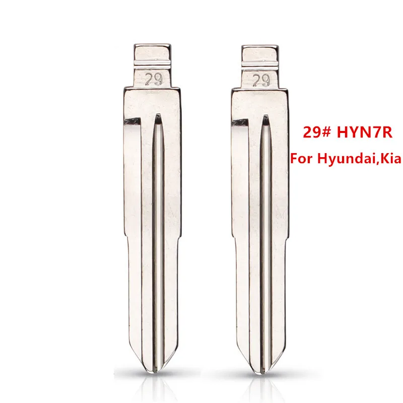 

10 Упаковок 29 # HYN7R Металлический Складной Ключ Без Обрезки Для KeyDIY KD Xhorse VVDI