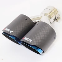 stainless steel muffler dual for muffler end pipe auto exhaust tailpipes for akrapovic car exhaust tips
